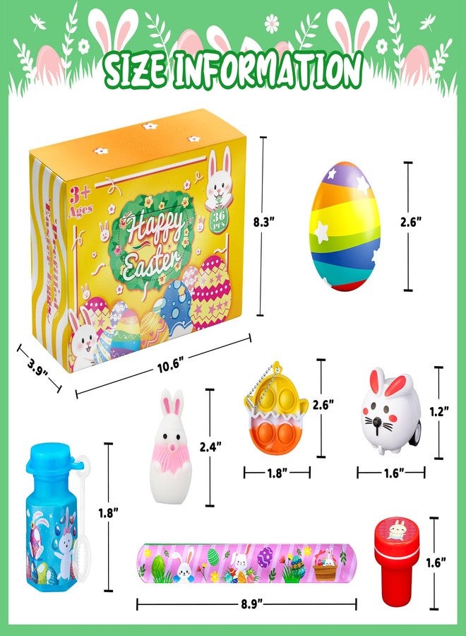 DMIGHT 36 PCS Prefilled Easter Party Favors Including Keychains, Stampers, Easter Party Decorations - Image 4